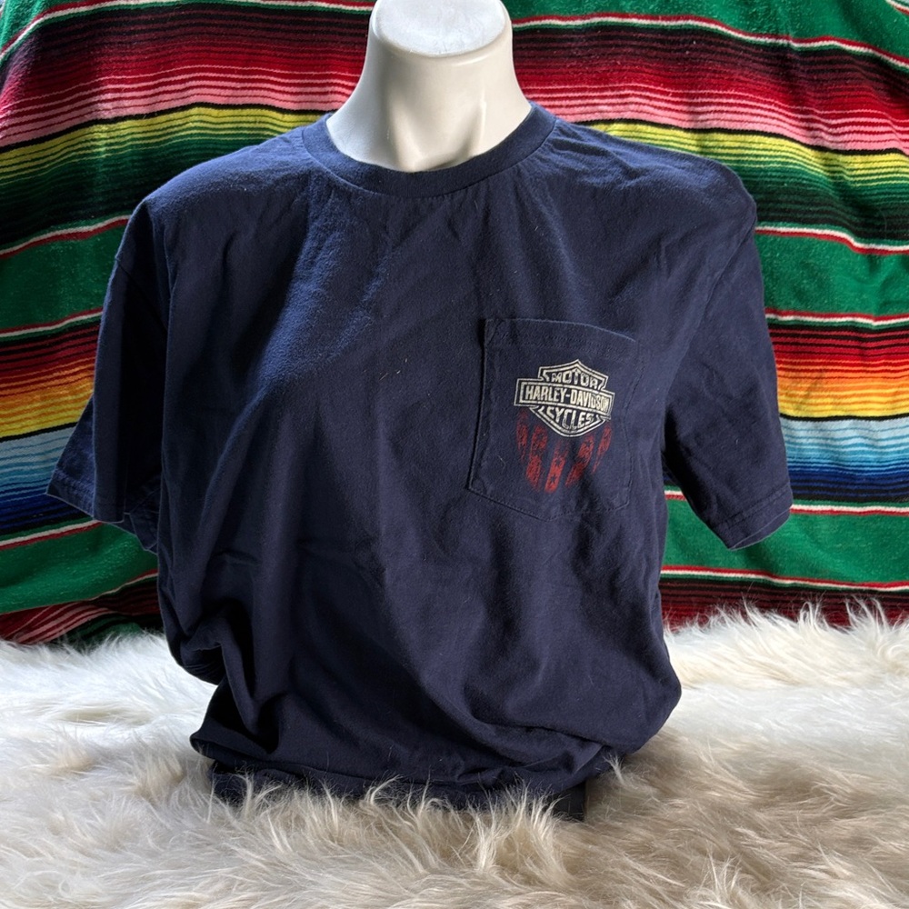 Harley-Davidson Dark Blue Short Sleeve Tee
